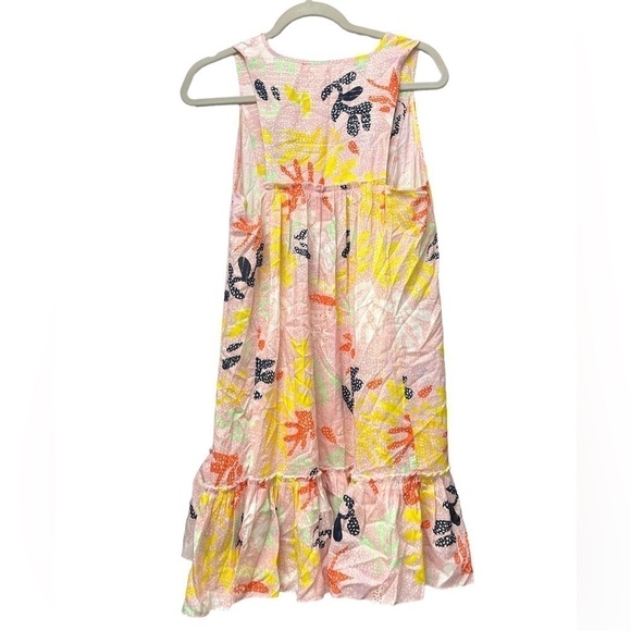 Lemlem NWOT Reef Bib Dress Multi Pink size small - Picture 8 of 13